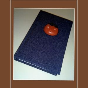 Handmade Mini Denim Character Journal
